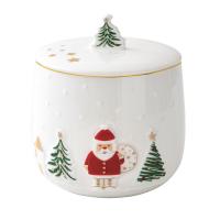 R1343/LSNO Банка для хранения Let it snow, d12см, h 15,5см