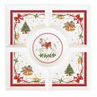 R2095/CTAL Блюдо сервировочное Christmas Tale, 25*25см