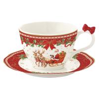 R3431/CHER Чашка с блюдцем Christmas Heritage, 240 мл