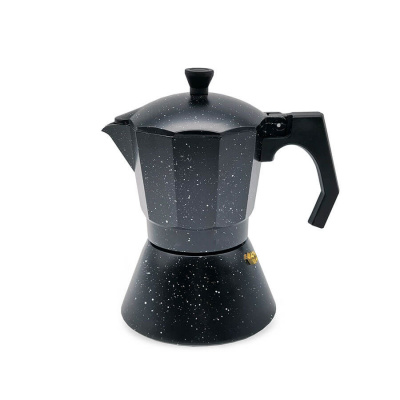 MR-1667-9 Кофеварка гейзерная 450мл "Espresso Moka" алюминий Maestro Индукционное дно