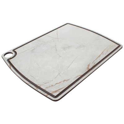 NRD30435KL6 Набор из 3-х разделочных досок на подставке, мраморный Грейс,композитный материал