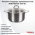 SF-CA4022G Кастрюля 4,0л индукция, нержавеющая сталь, Kukmara, серия Safia 