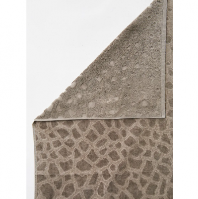 Полотенце банное 95*150см, Италия, декор ЖИРАФ-RC, 100% хлопок, 905 Grey