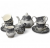 93-0404 Чайный сервиз на 4 персоны 11 предметов, Claytan, декор ROME GREY