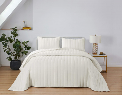 Пок-МК-кр-230*250  Плед МИКАЭЛЬ крем 1230*250cм  Sofi De Marko