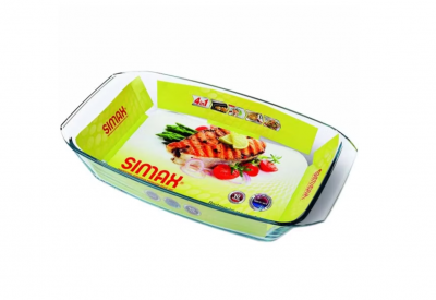 7266 Форма стеклянная прямоугольная для запекания Simax  3л 