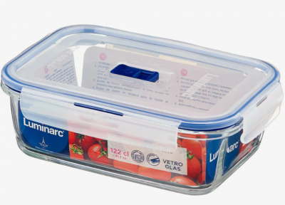 P3548 Контейнер стеклянный прямоугольный 1,22л LUMINARC, серия "PUREBOX ACTIVE"