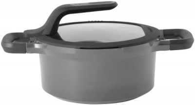 2307417 Кастрюля 20см 2,8л индукция, литой алюминий, BergHOFF, серия Gem grey 