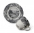 93-0404 Чайный сервиз на 4 персоны 11 предметов, Claytan, декор ROME GREY