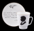 32604 Кофейная пара: чашка 165мл с блюдцем, Майская, декор Русские писатели, Есенин, Императорский фарфоровый завод 32604 Кофейная пара: чашка 165мл с блюдцем, Майская, декор Русские писатели, Есенин, Императорский фарфоровый завод