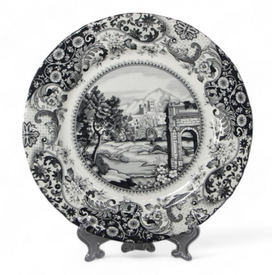 92-0404 Столовый набор на 4 персоны 21 предмет, Claytan, декор ROME GREY