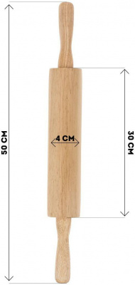 93-BO-5-06 Скалка двуручная 50*4,3 см Linea Bosco, REGENT