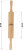 93-BO-5-06 Скалка двуручная 50*4,3 см Linea Bosco, REGENT 93-BO-5-06 Скалка двуручная 50*4,3 см Linea Bosco, REGENT