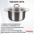 SF-CA4022G Кастрюля 4,0л индукция, нержавеющая сталь, Kukmara, серия Safia 