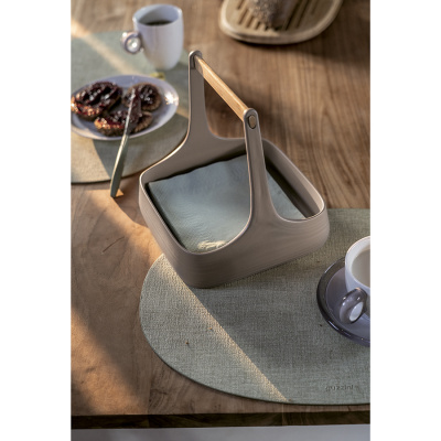 22604681 Сервировочная салфетка (плейсмат, персонник) 48*33см Guzzini, декор Fabric