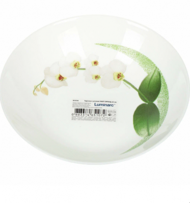 P0328/5 Тарелка суповая 20см, LUMINARC, DIWALI WHITE ORCHID