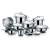 BRZ-266102012/266121012 Кастрюля 0,5л индукция, нержавеющая сталь, Barazzonni, серия Bonita 