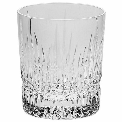 990/24520/24355/300-6  Стаканы хрустальные низкие для виски 300мл 6 штук Crystal BOHEMIA, серия VIBES