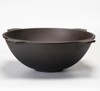 Казан чугунный 8л с крышкой-сковородой, индукция, MANOLI 